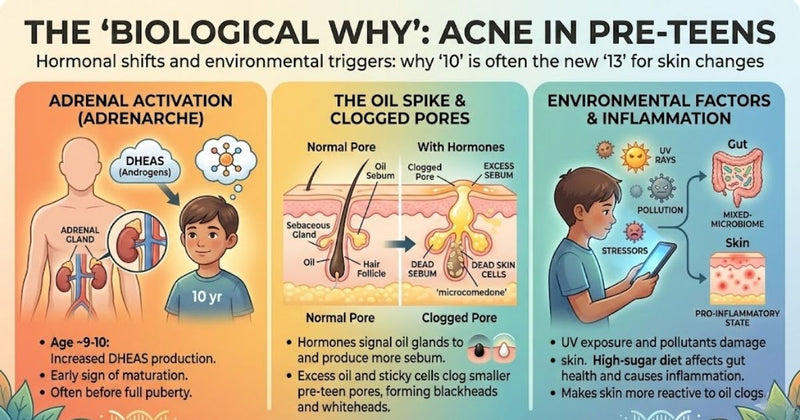 Why is My 10-Year-Old Getting Pimples? The Parent’s Guide to Pre-Teen Acne