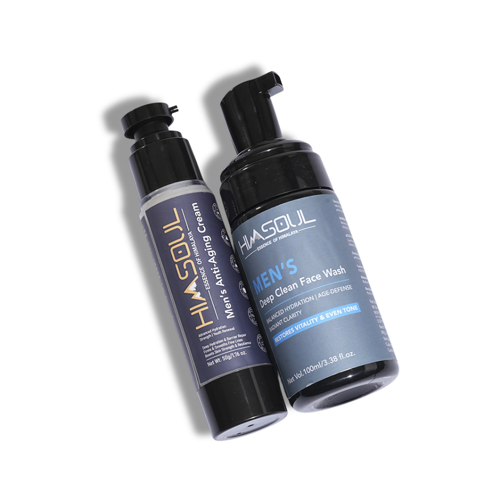 Himsoul Men’s Age-Defy Skincare Duo: A Man's Guide to Timeless Skin