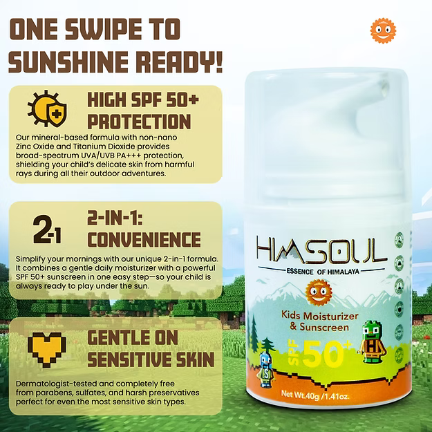 Himsoul Kids Mosturizer & Sunscreen SPF 50+
