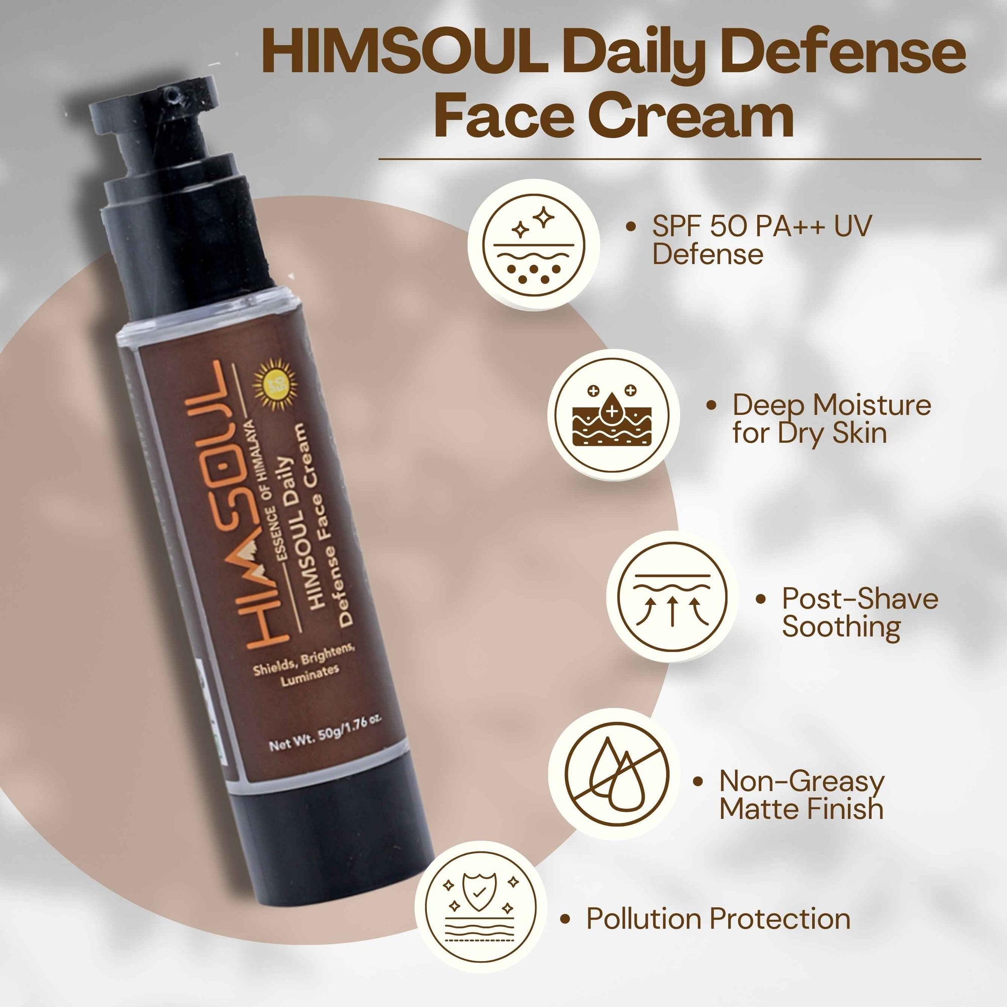 A 2-in-1 men’s skincare solution combining deep hydration with SPF 30 sunscreen for a simplified morning routine.