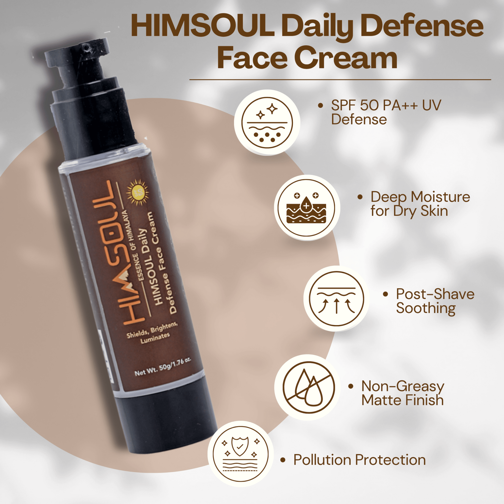 Daily Nourishing Face Cream for Men - Himsoul Enterprises