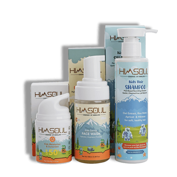 Himsoul Kids Gentle Care Trio: The Complete Head - to - Toe Routine for Happy Kids - HIMSOUL
