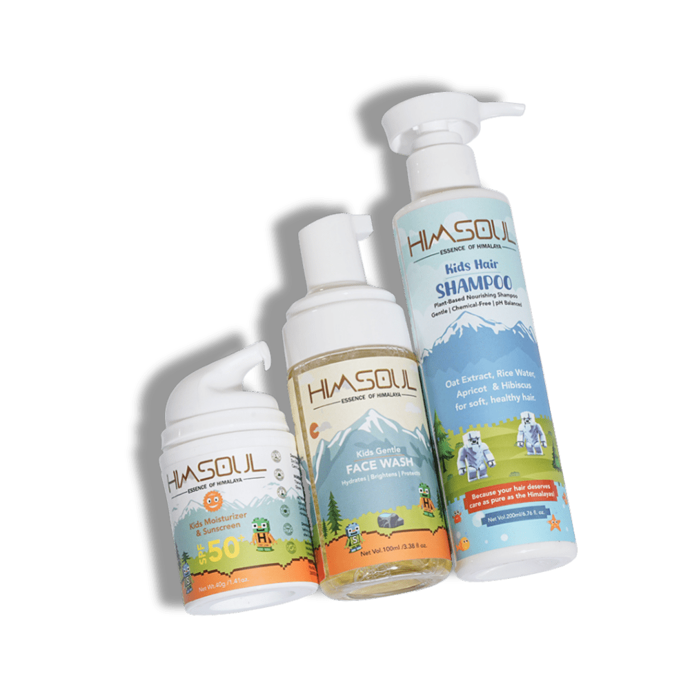 Himsoul Kids Gentle Care Trio: The Complete Head - to - Toe Routine for Happy Kids - HIMSOUL