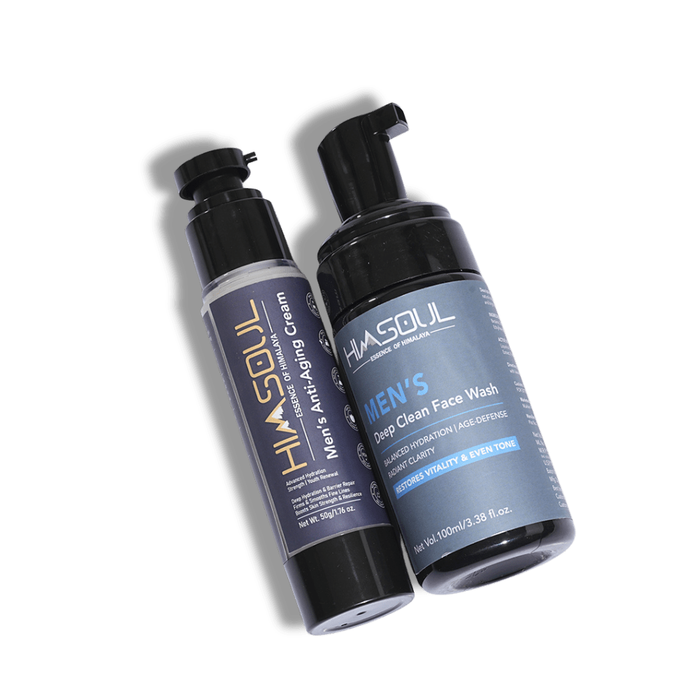 Himsoul Men’s Age-Defy Skincare Duo: A Man's Guide to Timeless Skin
