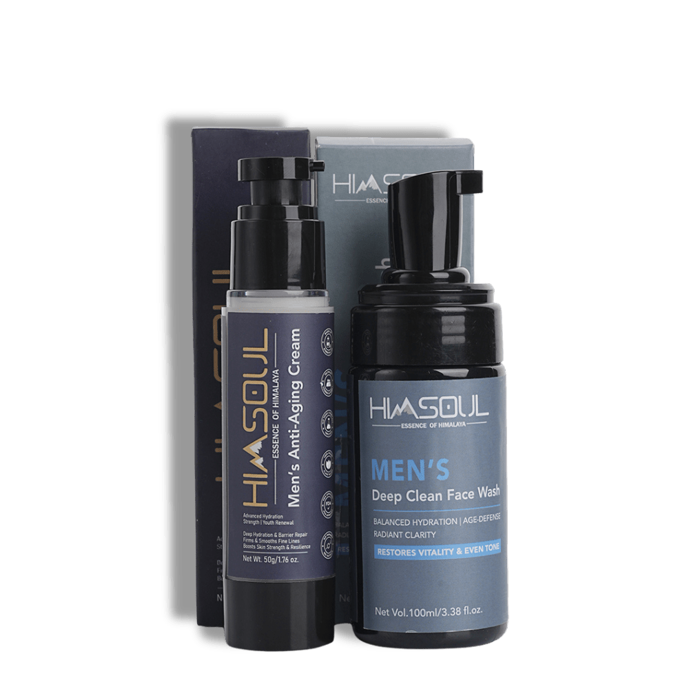 Himsoul Men’s Age-Defy Skincare Duo: A Man's Guide to Timeless Skin