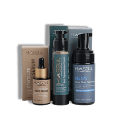 Himsoul Men’s Complete brighting Skincare Trio –  Anti-Pigmentation Cream, Deep Clean Face Wash & Revitalize Serum