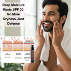 Himsoul Daily Moisturizer benefits: SPF 30 UV protection, anti-pollution shield, and 24-hour hydration.